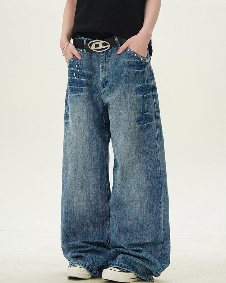Jeans Larghi da uomo Dritti Vintage | Haven Loom, immagine 2