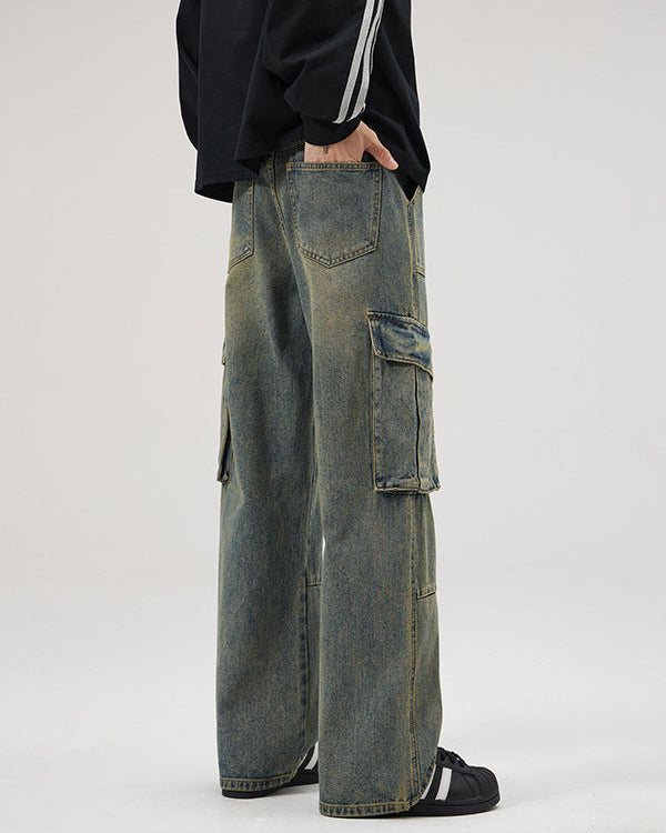 Jeans da uomo Cargo Effetto Vintage | Haven Loom, immagine 5