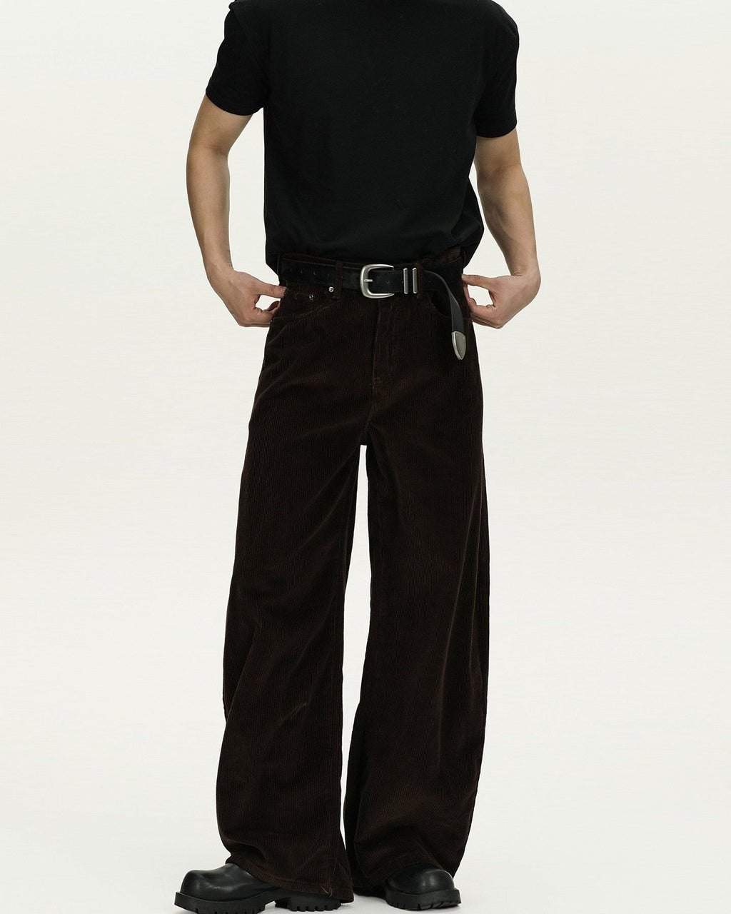Pantaloni Larghi da uomo in Velluto a Coste | Haven Loom, immagine 2