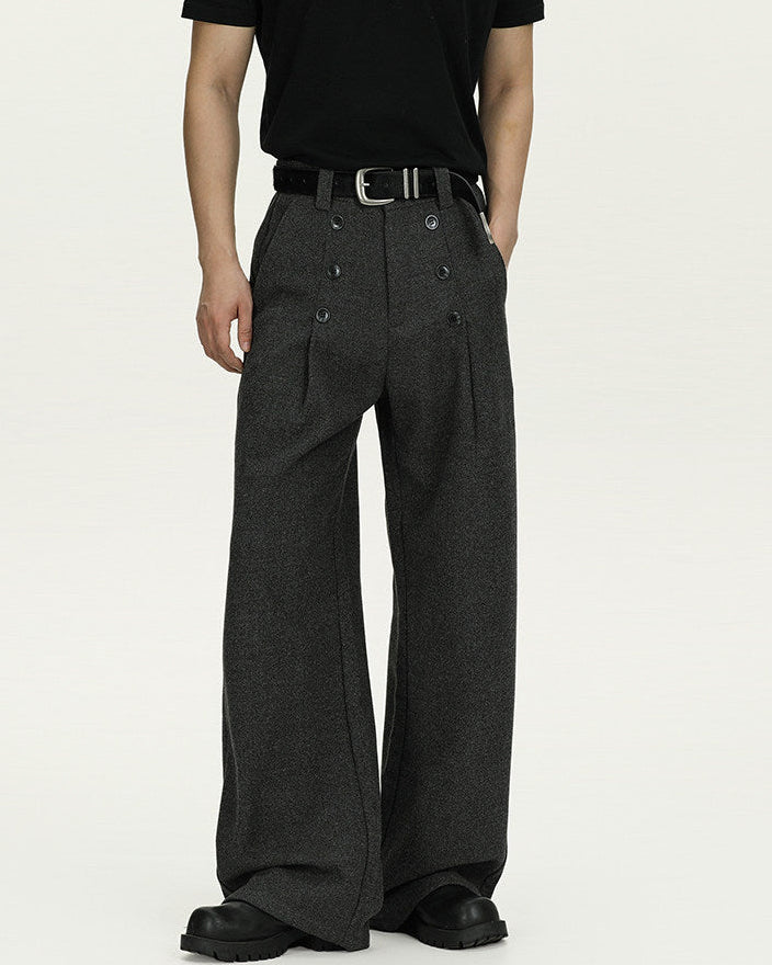 Pantaloni Larghi da uomo in Lana Vergine | Haven Loom, immagine 7