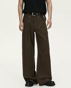 Pantaloni Larghi da uomo in Lana Vergine | Haven Loom, immagine 4