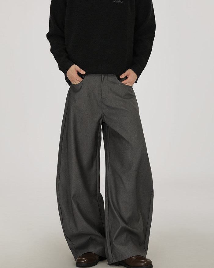 Pantaloni Larghi da uomo in Lana e Viscosa | Haven Loom, immagine 4