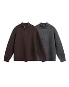 Maglione da uomo Mezza Zip in Lana | Haven Loom, immagine 11