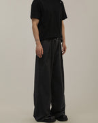 Pantaloni Larghi da uomo Gessati in Misto Lana | Haven Loom, immagine 3