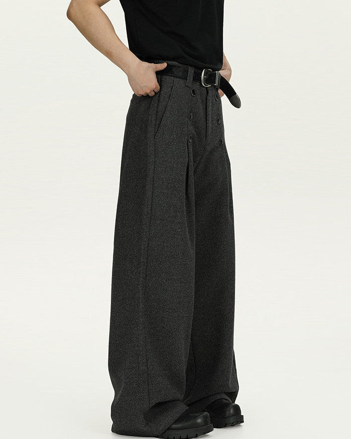 Pantaloni Larghi da uomo in Lana Vergine | Haven Loom, immagine 8