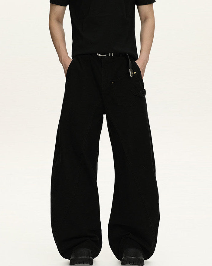 Pantaloni Larghi da uomo Utility in Cotone | Haven Loom