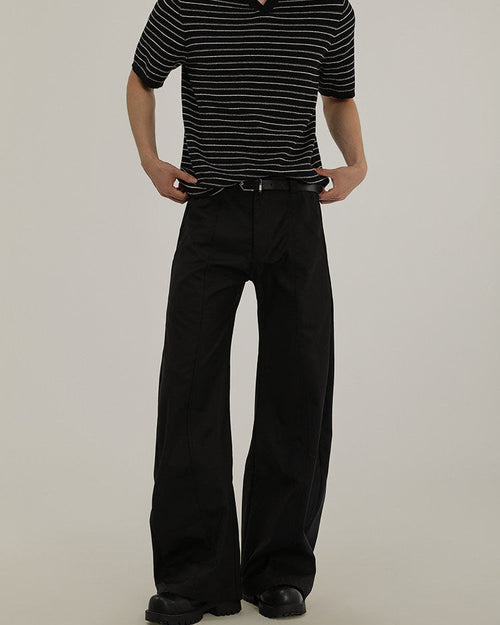 Pantaloni Larghi da uomo Sartoriali in Misto Lana | Haven Loom, immagine 2