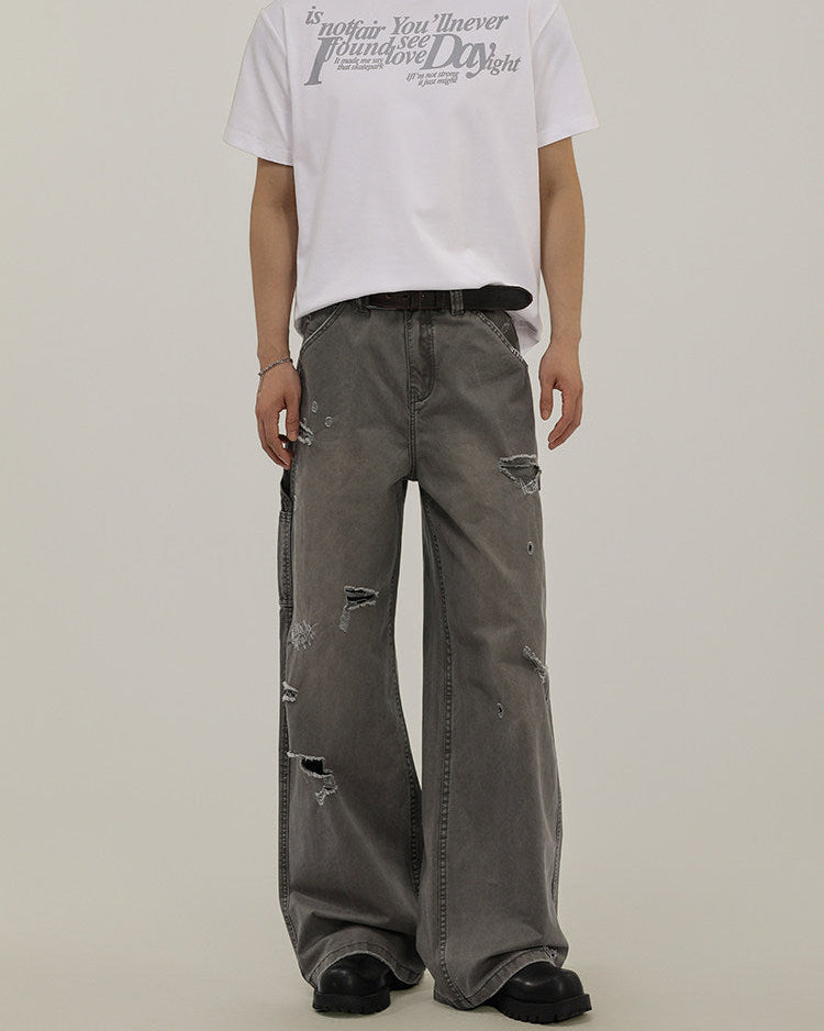 Jeans da uomo Cargo Strappati | Haven Loom