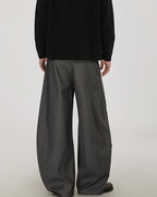 Pantaloni Larghi da uomo in Lana e Viscosa | Haven Loom, immagine 6
