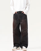 Jeans da uomo Dritti Effetto Consumato | Haven Loom