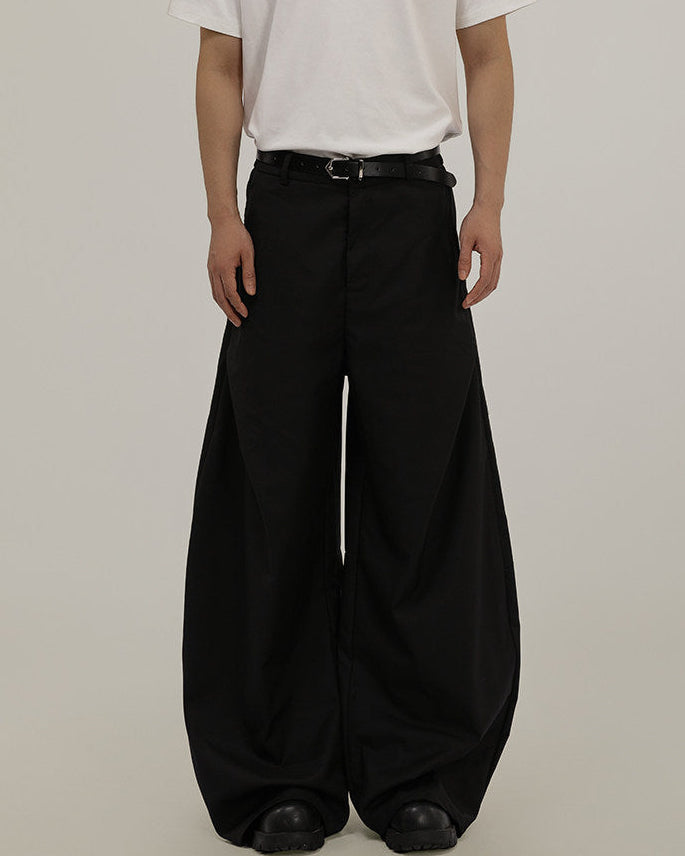 Pantaloni Larghi da uomo Sartoriali con Drappeggio | Haven Loom