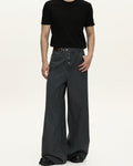 Jeans Larghi da uomo Washed in Cotone | Haven Loom