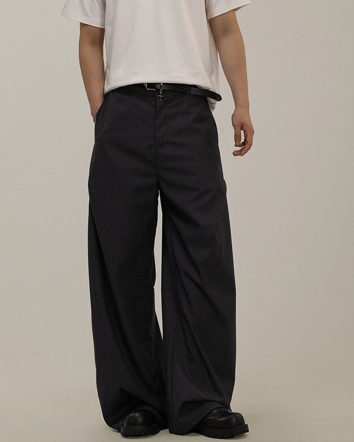 Pantaloni Larghi da uomo Sartoriali con Drappeggio | Haven Loom, immagine 5