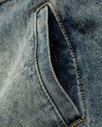 Giacca di Jeans da uomo Cargo Effetto Delavé | Haven Loom, immagine 3