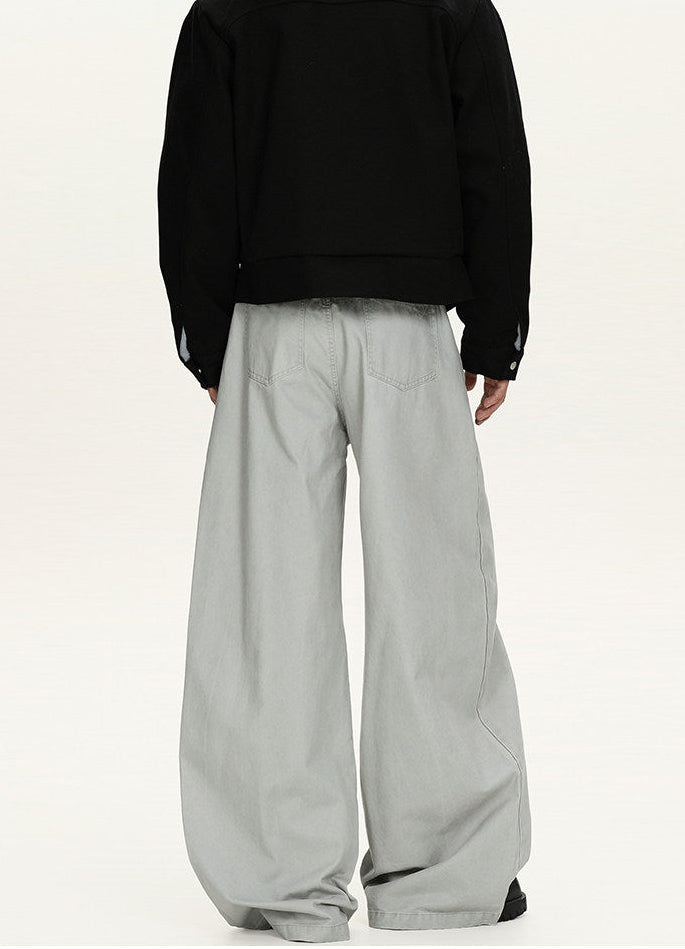 Jeans Larghi da uomo Washed in Cotone | Haven Loom, immagine 6