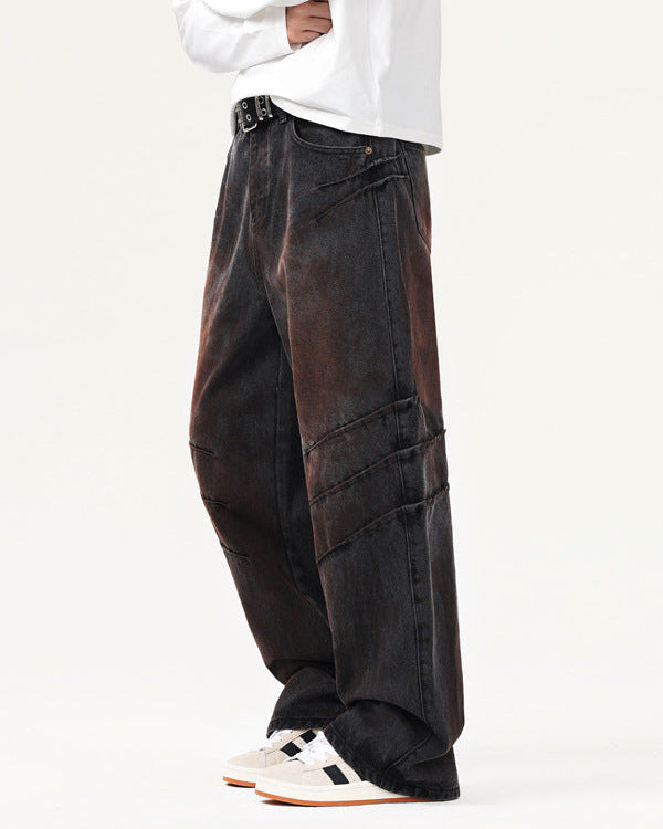 Jeans da uomo Dritti Effetto Consumato | Haven Loom, immagine 2