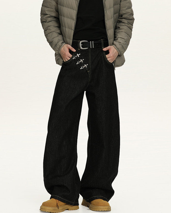 Jeans Larghi da uomo Elasticizzati | Haven Loom