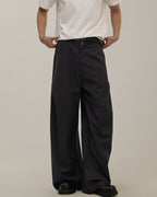 Pantaloni Larghi da uomo Sartoriali con Drappeggio | Haven Loom, immagine 4