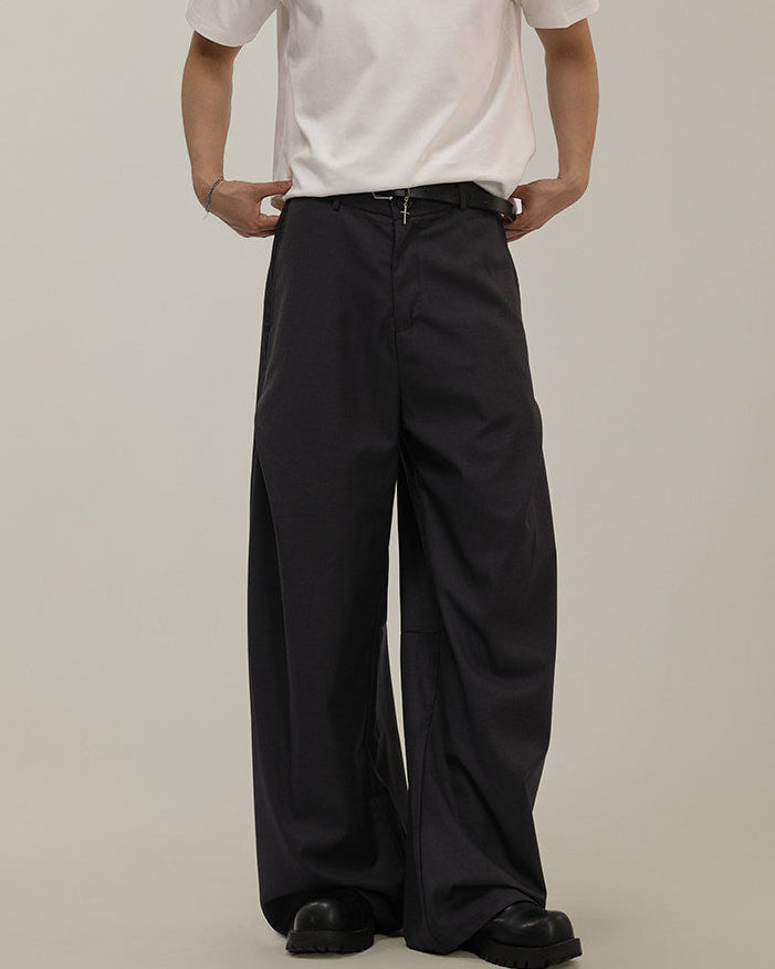 Pantaloni Larghi da uomo Sartoriali con Drappeggio | Haven Loom, immagine 4