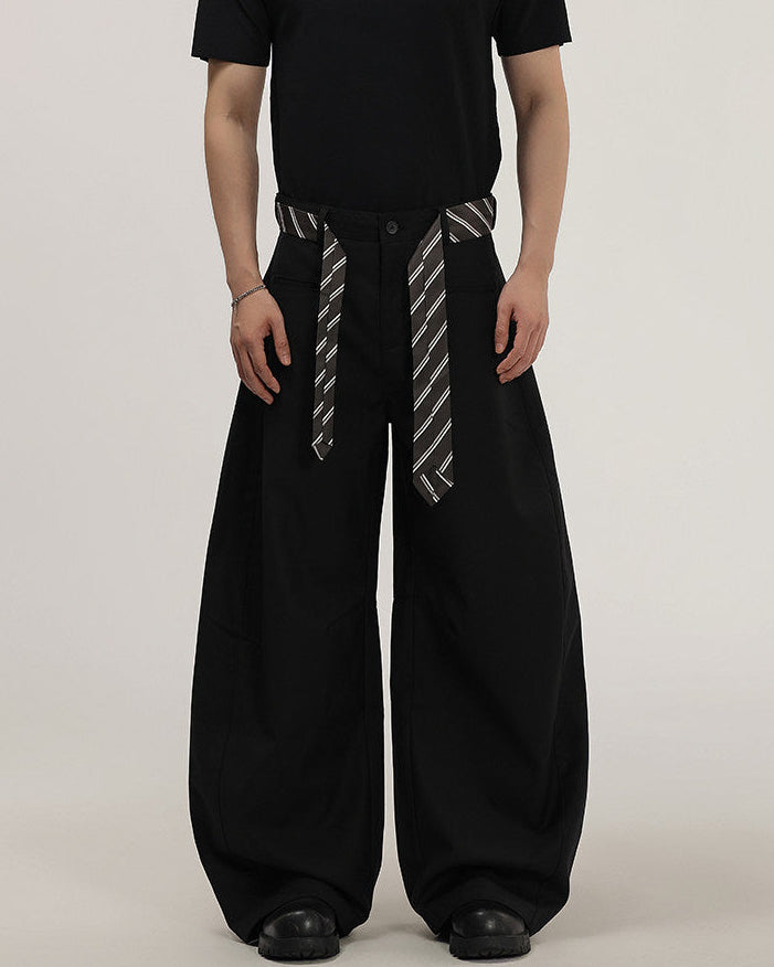 Pantaloni Larghi da uomo con Cintura in Tessuto | Haven Loom