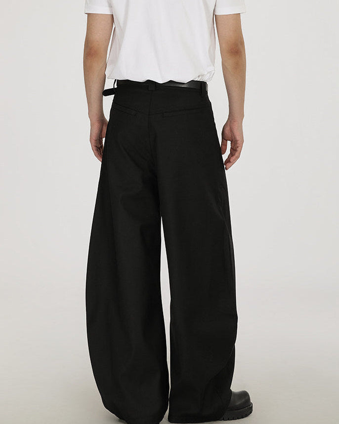 Pantaloni Larghi da uomo in Lana e Viscosa | Haven Loom, immagine 3