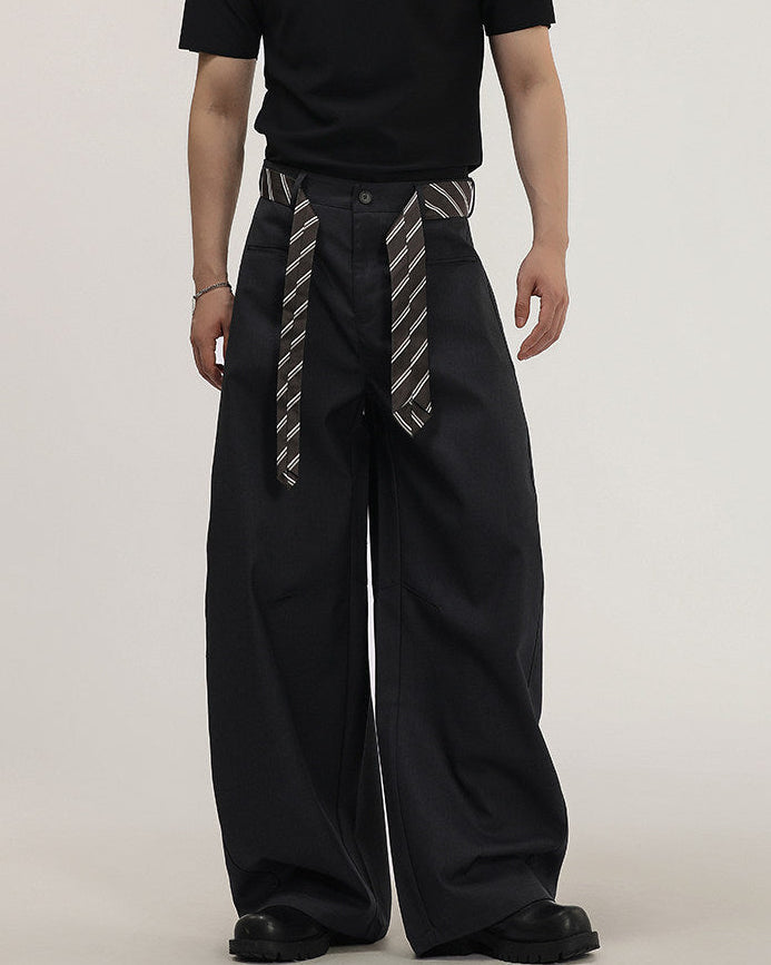 Pantaloni Larghi da uomo con Cintura in Tessuto | Haven Loom, immagine 2
