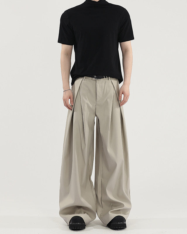 Pantaloni Larghi da uomo con Pinces in Viscosa | Haven Loom, immagine 2