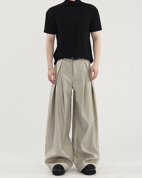Pantaloni Larghi da uomo con Pinces in Viscosa | Haven Loom, immagine 2