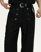 Pantaloni Larghi da uomo in Lana Vergine | Haven Loom, immagine 3