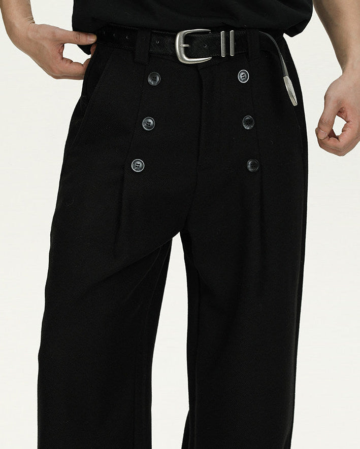Pantaloni Larghi da uomo in Lana Vergine | Haven Loom, immagine 3
