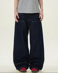 Jeans Larghi da uomo in Denim Grezzo | Haven Loom