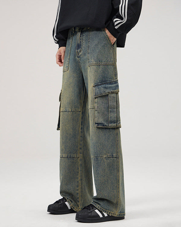 Jeans da uomo Cargo Effetto Vintage | Haven Loom, immagine 3