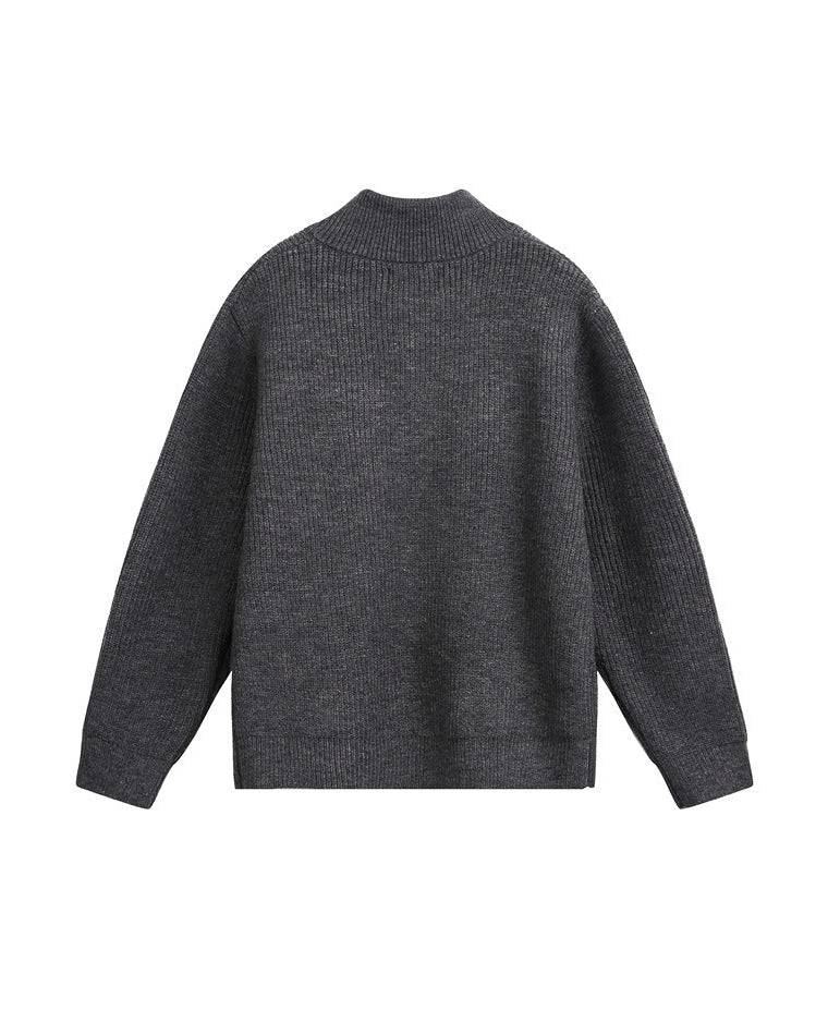 Maglione da uomo Mezza Zip in Lana | Haven Loom, immagine 10