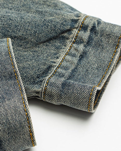 Giacca di Jeans da uomo Cargo Effetto Delavé | Haven Loom, immagine 5