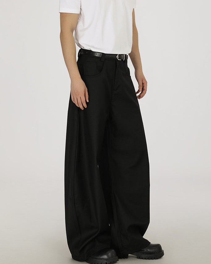 Pantaloni Larghi da uomo in Lana e Viscosa | Haven Loom, immagine 2