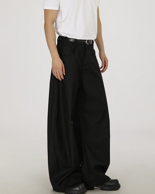 Pantaloni Larghi da uomo in Lana e Viscosa | Haven Loom, immagine 2