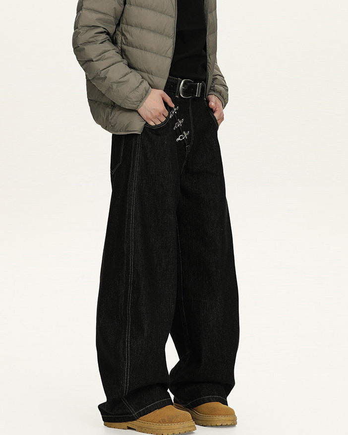 Jeans Larghi da uomo Elasticizzati | Haven Loom, immagine 3