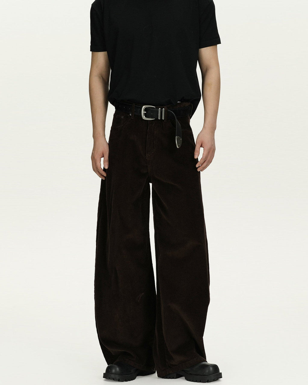 Pantaloni Larghi da uomo in Velluto a Coste | Haven Loom