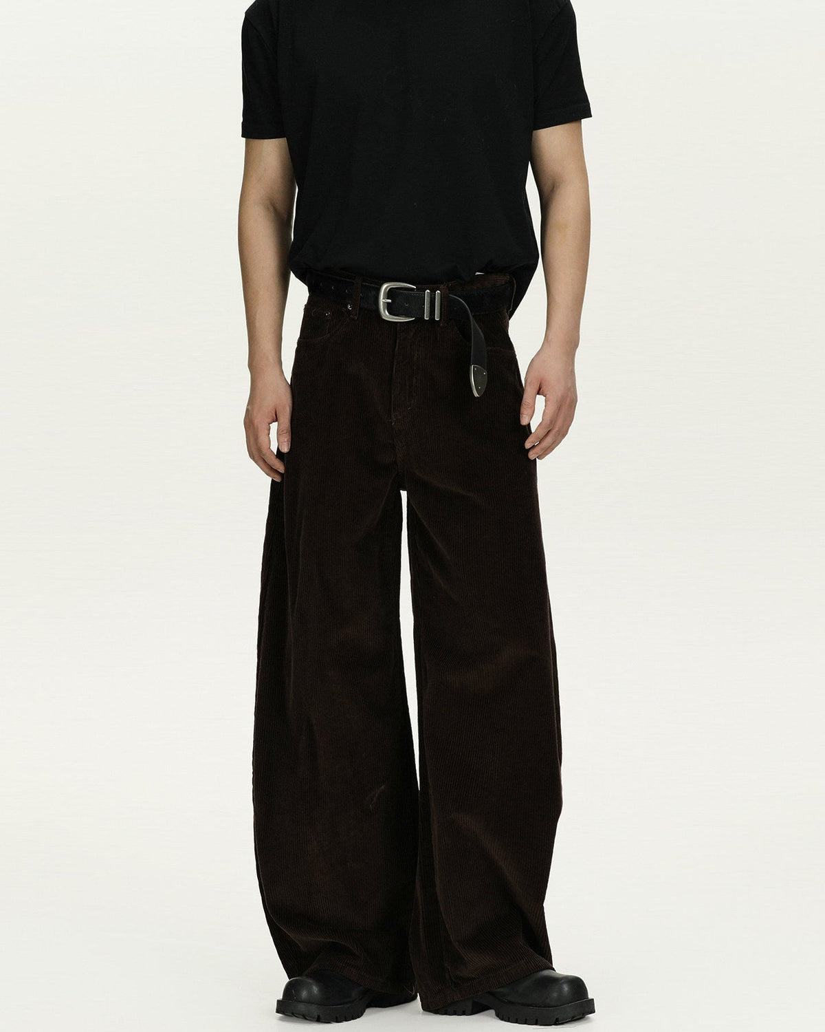 Pantaloni Larghi da uomo in Velluto a Coste | Haven Loom
