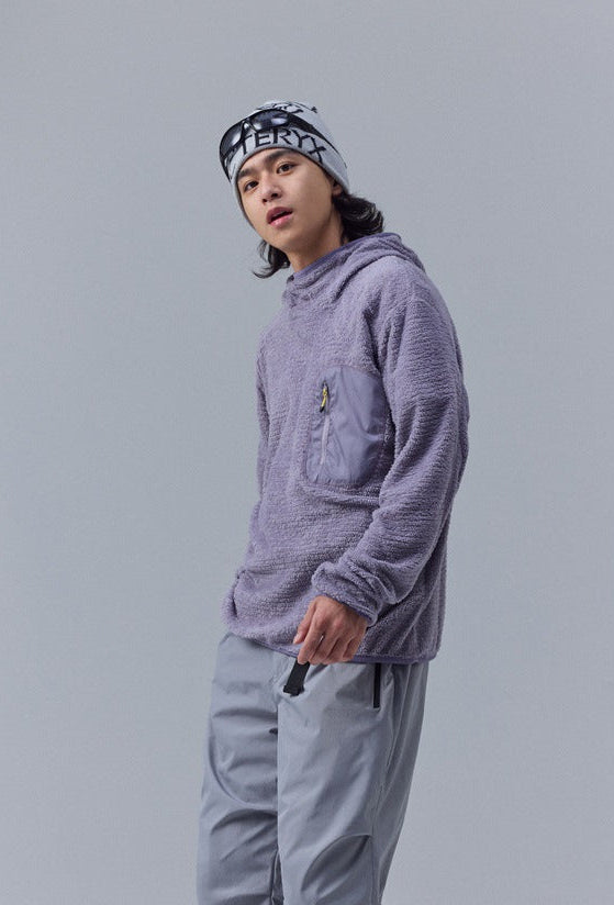 Felpa da uomo con Cappuccio in Pile | Haven Loom, immagine 3