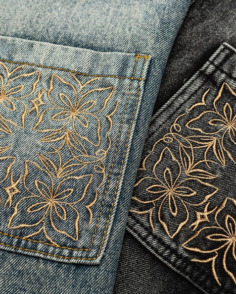 Giacca di Jeans da uomo Cargo Effetto Delavé | Haven Loom, immagine 2