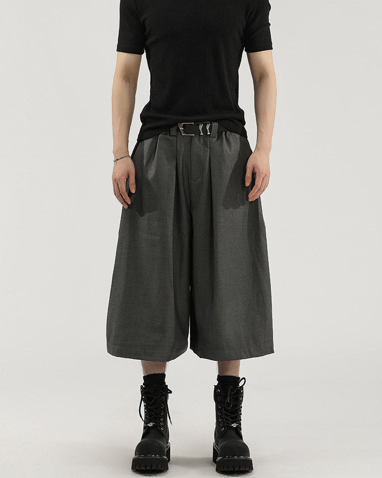 Pantaloni Larghi da uomo Cropped con Pinces | Haven Loom, immagine 4