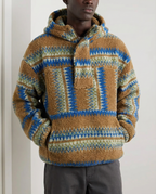 Giubbotto da uomo con Cappuccio in Lana | Haven Loom
