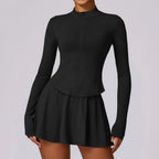 Completo con giacca zip e gonna, vista 6