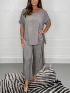 Completo ampio con top e pantaloni, vista 8