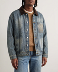 Giacca di Jeans da uomo Cargo Effetto Delavé | Haven Loom