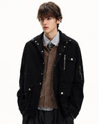 Field Jacket da uomo Utility in Cotone Washed | Haven Loom, immagine 3