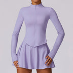 Completo con giacca zip e gonna, vista 1