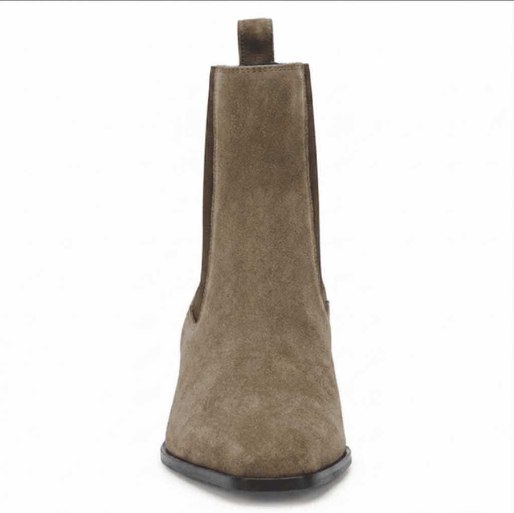 Stivaletti Chelsea - Camoscio taupe | Haven Loom, immagine 4