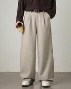 Pantaloni Larghi da uomo in Misto Lana | Haven Loom